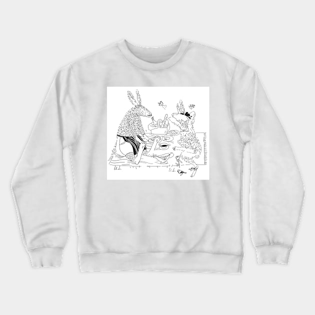 Rabbit in love Crewneck Sweatshirt by Liza2020